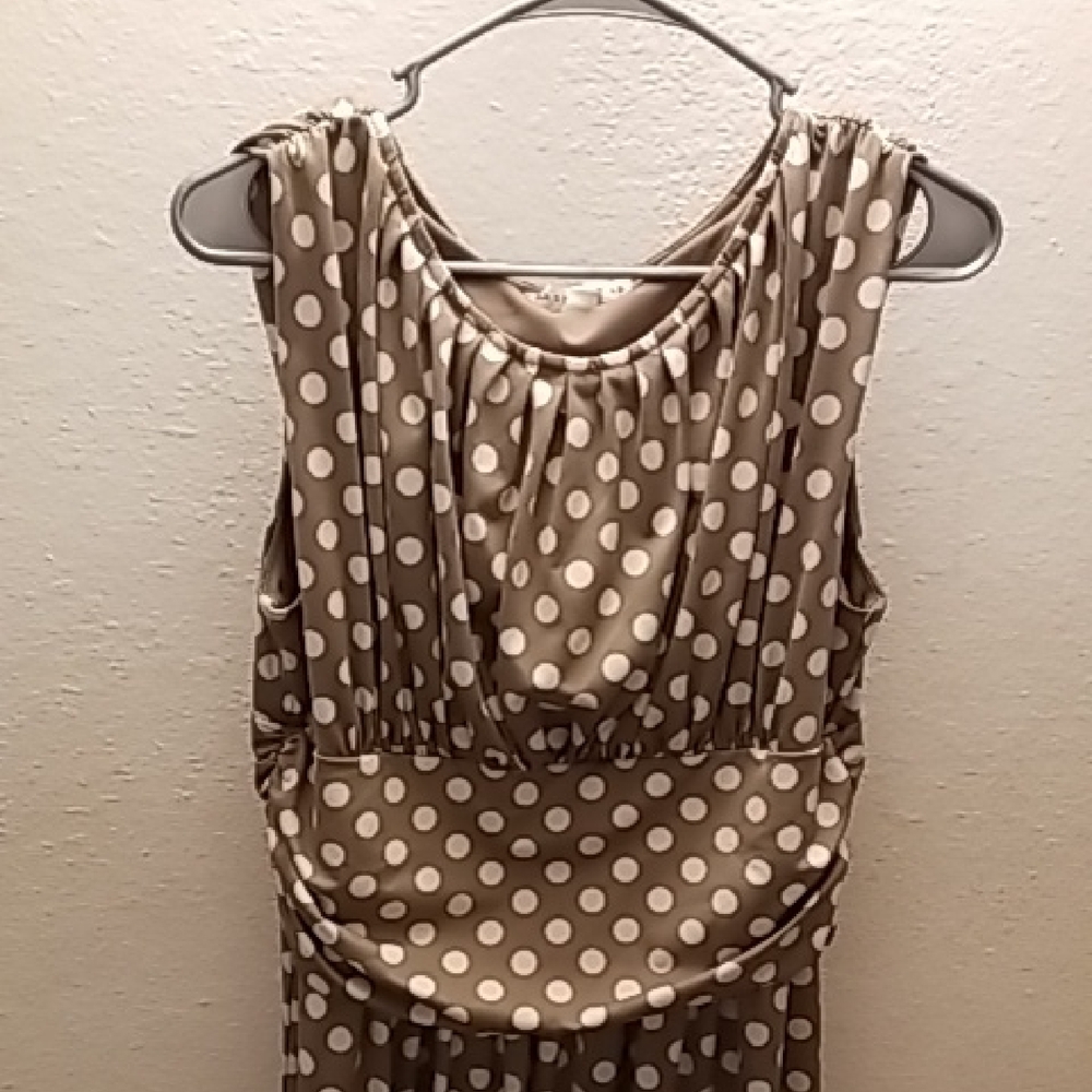 Polka Dot Sleeveless Dress